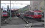 Zugskreuzungen in Gais um 17.50Uhr. Von links nach rechts: S11 ...