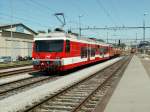 AB RHB Rorschach-Heiden-Bergbahn Zug der Rorschach-Heiden Bahn(RHB)in Rorschach bei der Ausfahrt nach Heiden.05.06.10