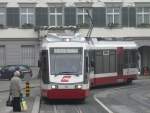 AB TB Trogenerbahn AB - Triebwagen Be 4/8 34 unterwegs in der Stadt St.Gallen am 16.01.2010