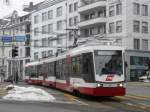 AB - Triebwagen Be 4/8 33 unterwegs in der Stadt ...