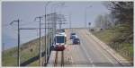 Platzvergleich Bahn/Strasse bei Notkersegg. ...  Herbert Graf 29.03.2011