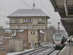Abellio ET 22004 am 29.12.09 mit einer RB in Richtung ...