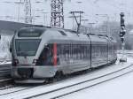 Ein 3-teiliger Abellio ET 427 verl�sst am 03.01.2010 den Essener ...