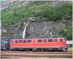Ae 6/6 11431 Sarnen wegen der Transportflaute abgestellt in Biasca. ...