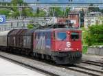 SBB - Lok Ae 6/6 610 420-2 vor G�terzug ...