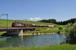 ae-6-6--ae-610 Ae 6/6 11463 mit GZ bei Oberr�ti am 07.07.2010