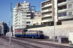 Alexandria Ramleh-Linie (Blaue Strassenbahn) SL 1 San Stefano am 12. Juni 1974.