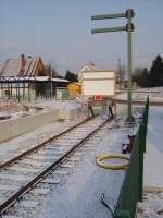 aglasterhausen Einsam und verlassen der Bahnhof Aglasterhausen. 