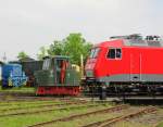 TEV ASF 2 + MEG 804 (156 004-4) im Bw ...