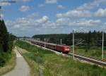 RE 4013 mit 101 ...  Korbinian Eckert 03.08.2011