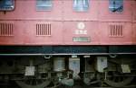 ED12 / Seibu E50:　Das Fabrikationsschild an der Seite der Lok ...