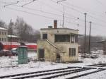 Das ehemalige Stellwerk W6 ...  Frank Thomas 08.03.2011