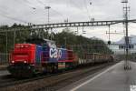 Am 843 050-6 durchfährt mit einen Güterzug am 8. Oktober ... Am 843 050-6 durchfährt mit einen Güterzug am 8. Oktober ...