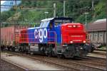 Am 843 052-2 der SBB Cargo mit einem G�terzug im ...