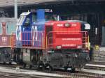 SBB - Im Bahnhofsareal von Luzern die abgestellte Am  ...