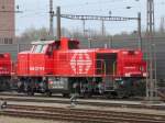 am-843-mak-1700 SBB - Am  843 013-4 in Muttenz am 02.04.2010