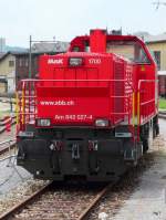 SBB - Diesellok Am 843 027-4 in Olten am 08.05.2010 ...