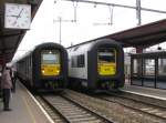Triebwagen 534 und 537 in Hasselt am 14.-4-2010  ...