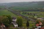 eine AngelTrains 185 mit ...  Tobias Schuminetz, Hirschau 16.05.2010