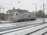 Hier 185 552-4, abgestellt ...  Alexander Borchardt 17.01.2010