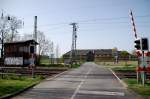 Bahn�bergang Lerchenfeldstra�e mit ehemaligem ...  Andreas Strobel 11.04.2011