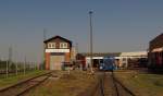Das Museumsgel�nde vom Verein Bw Arnstadt historisch, in Arnstadt; 25.04.211 ...