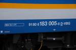 arriva-landerbahn-express-alex 5 Tage unter den R�dern bzw. zugelassen: 183 005 mit Revisionsdatum 04.11.09. Aufgenommen in Regensburg am 09.11.09 .