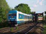 223-067 am 23.05.2010 mit einem Alex auf der Schwabelweiser Donaubr�cke ...