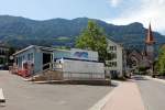 Provisorischer Bahnhofspavillon der Rigi ...  Heinz Stoll 14.08.2011