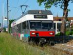 asm BTI - Triebwagen Be 2/6 505 bei der Haltestelle ...