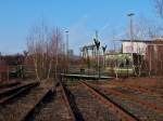 Die Reste der Drehscheibe ...  Mario Sch�rholz 23.02.2011