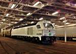 Vossloh EURO 4000 an Deck festgemacht des FS Mecklenburg-Vorpommern am ...