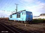 Blaues Wunder - CD-Cargo BR372 mit gemischtem G�terzug am 26.10.2009 ...