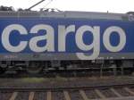 Auslandische Loks Die SBB-Cargo-Schrift einer BR 482 der SBB im Beueler Bahnhof.