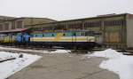 KEG 7001 (Craiova 40-0079), abgestellt bei Arco am Zementwerk Karsdorf. ...