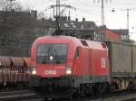 Der �BB-Taurus 1116 072-8 durchf�hrt K�ln-West am 30.3.10 um ca.17:15 ...