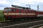 Auslandische Loks CD 371 004-3 mit EuroCity in Dresden-Reick, 30.05.2010