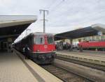 Auslandische Loks SBB 11128 mit dem IC 185 von Stuttgart Hbf nach Z�rich HB, in Singen (Hohentwiel); 21.06.2010