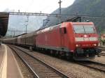 DB Br 185 100-5 in Erstfeld. 28.5.2010  ...