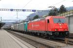 Crossrail BR 185 Dreifachtraktion ...  Dominic Wyss 24.08.2011