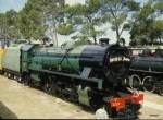 Australien / Bild ab Dia - Dampflok V 1220 im Rail Transport Museum in Bassendean bei Perth in November 1984