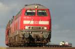 Die 218 319-2 zieht ...  Eric Otten 23.08.2011
