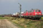 Die 218 307-7 zieht ...  Eric Otten 25.08.2011