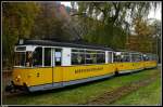 Dreiwagenzug der Stra�enbahn Bad ...  Mark B. 07.11.2009