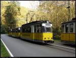 Deutschland - Kirnitzschtalbahn, Zugkreuzung, ...  Thomas Fehr 04.10.2011