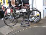 Dienstfahrzeug (Fahrrad mit Hilfsmotor MAW) des Bahnbetriebswerkes Schwerin, 27.09.2009  ...