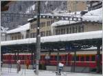 Winterstimmung am Bahnhof St.Moritz. (12.01.2010)   ...