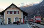 Bahnhof Ardez im Unterengadin: ...  Joachim Kohler 11.12.2011