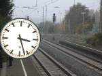 Die Bahnhofuhr vom Bahnhof ...  Jens Brumann 01.11.2010