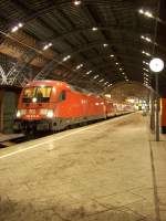 182 010-9 im Hbf ...  Dieter Berger 13.12.2010